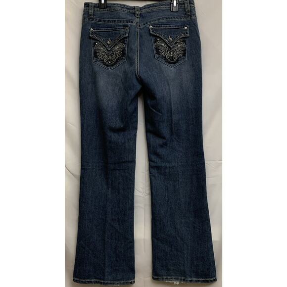 Nine West Date Night Fit Jeans Womens 30 / 10 Boot Cut - Picture 4 of 9
